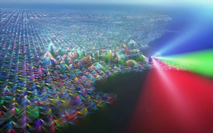 Hình ảnh mô phỏng sóng bức xạ điện thoại di động đẹp lung linh huyền ảo ảnh 1