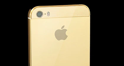 iPhone 5S độ vàng đẹp long lanh gần 90 triệu đồng ảnh 2