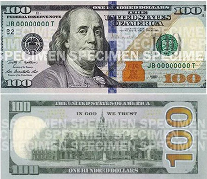 Mỹ đưa vào lưu hành đồng 100 USD mới từ 8-10 tới ảnh 1