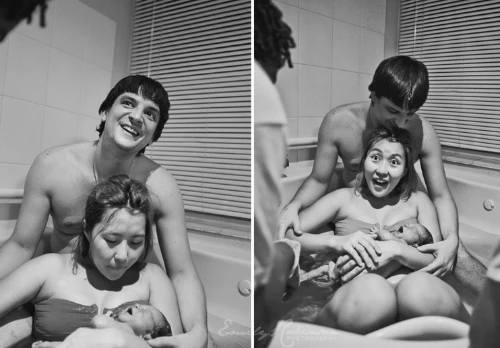 Bộ ảnh sinh con dưới nước ảnh 9