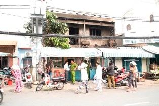 TP HCM: Hai ông cháu chết trong đám cháy ảnh 1