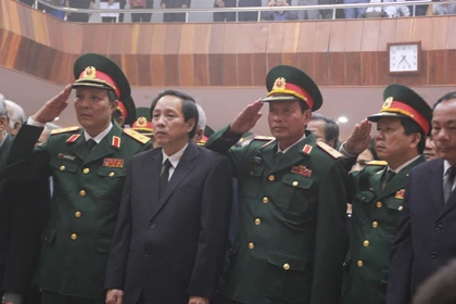 Lễ viếng đại tướng Võ Nguyên Giáp trên cả nước ảnh 3 Lễ viếng đại tướng Võ Nguyên Giáp trên cả nước ảnh 3