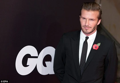 Becks bảnh bao đi nhận giải Người đàn ông của năm ảnh 1