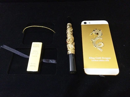 iPhone 5S khảm rồng nguyên khối 88 triệu đồng tại Việt Nam ảnh 3 iPhone 5S khảm rồng nguyên khối 88 triệu đồng tại Việt Nam ảnh 3
