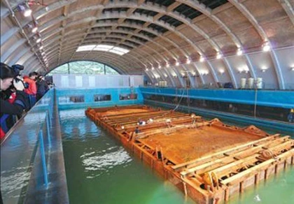 Trung Quốc trục vớt kho báu cổ từ tàu chìm ảnh 1 Trung Quốc trục vớt kho báu cổ từ tàu chìm ảnh 1