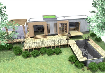 Biến container thành nhà ở, showroom ảnh 1