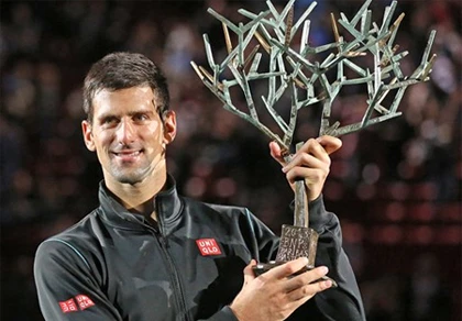 Vô địch Paris Masters, Djokovic trở lại ngôi số 1 thế giới ảnh 1 Vô địch Paris Masters, Djokovic trở lại ngôi số 1 thế giới ảnh 1