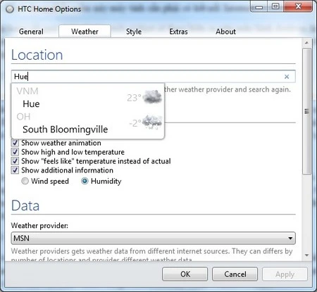 Phần mềm dự báo thời tiết với hiệu ứng động đẹp mắt cho Windows ảnh 2