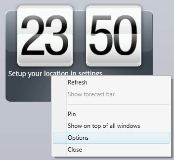 Phần mềm dự báo thời tiết với hiệu ứng động đẹp mắt cho Windows ảnh 1