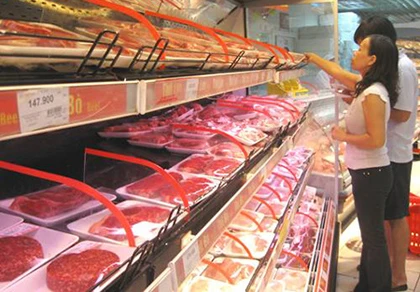 Thịt nhập đang bán phá giá? ảnh 1