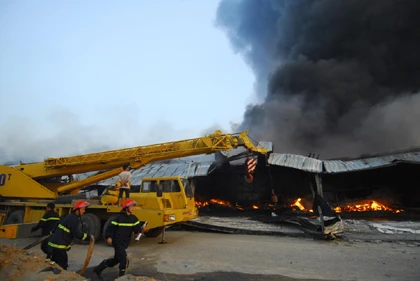 Cháy kinh hoàng tại nhà máy ở Bắc Ninh ảnh 5