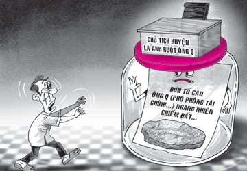 Phó Phòng Tài chính huyện chiếm đất dân ảnh 1