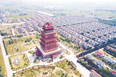 Làng giàu có nhất Trung Quốc mở rộng thêm không phận ảnh 1 Làng giàu có nhất Trung Quốc mở rộng thêm không phận ảnh 1