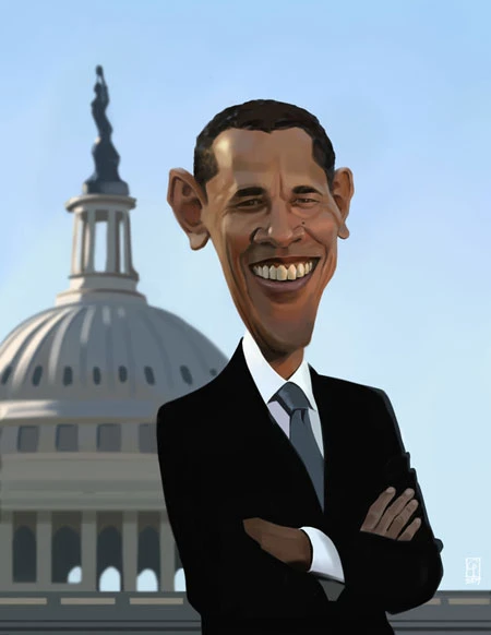 Chân dung biếm họa người nổi tiếng bằng Photoshop ảnh 20