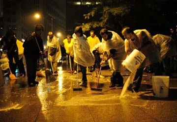 Người biểu tình Mỹ bị yêu cầu di dời ảnh 1