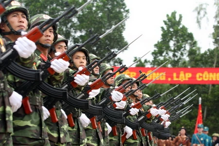 Tổng hợp luyện Diễu binh mừng Đại lễ ảnh 8