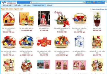 Quà Tết tràn ngập trên mạng ảnh 1