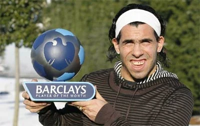 Tevez nhận giải cầu thủ hay nhất Premier League tháng 12 ảnh 1