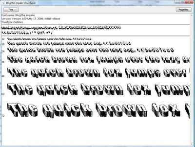 Download bộ font chữ hiệu ứng 3D đẹp mắt ảnh 1