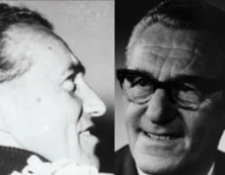 Hai anh em Adi và Rudolf Dassler. Ảnh: BBC