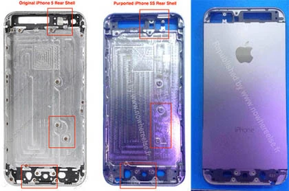 iPhone 5S có thiết kế phím Home khác iPhone 5 ảnh 1