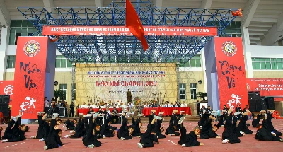 Lễ tổng kết biểu diễn võ thuật cổ truyền chào mừng 1.000 năm Thăng Long - Hà Nội ảnh 7