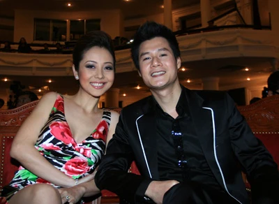 Vợ chồng Quang Dũng - Jennifer Phạm (Ảnh: Thanh Niên)