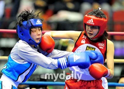 Nữ diễn viên vô địch quyền anh Hàn Quốc ảnh 1