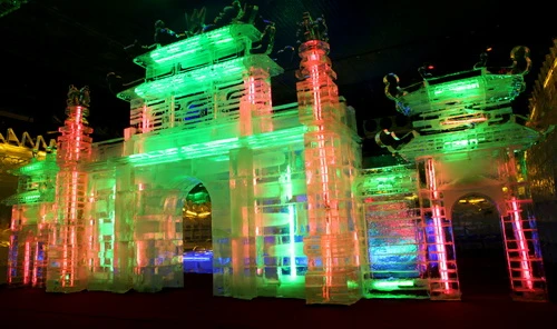 Chiêm ngưỡng tác phẩm điêu khắc trên băng ảnh 2