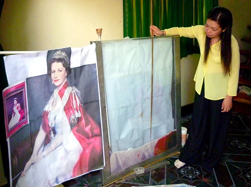 Tranh cát Việt Nam được giới thiệu tại Anh ảnh 1