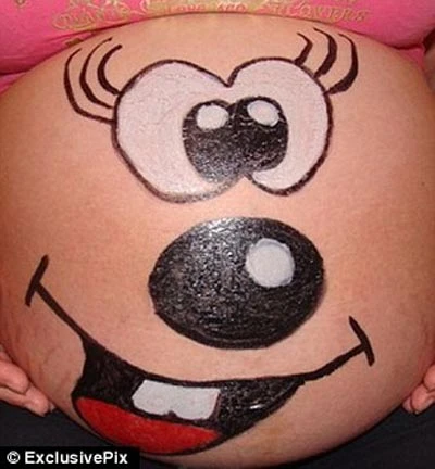 1.001 kiểu vẽ trang trí… bụng bầu ảnh 6