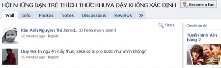 Những hội kỳ cục và hài hước trên Facebook ảnh 6 Những hội kỳ cục và hài hước trên Facebook ảnh 6