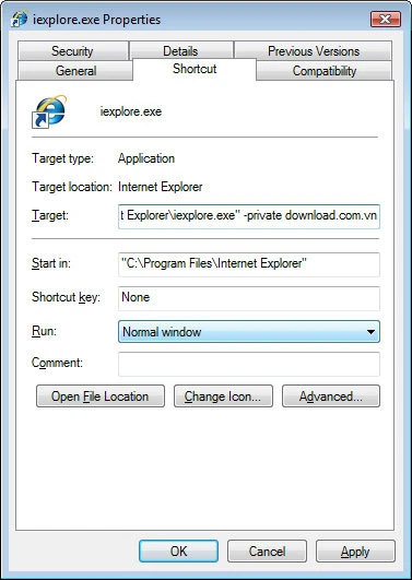 Với cách này, bạn dễ dàng truy cập một website ở chế độ an toàn