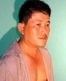 Trần Thái Vũ khi bị bắt. Ảnh: Trà Bang