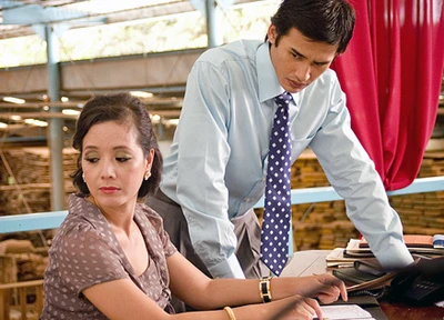 Chiều Xuân trong một cảnh phim Nước mắt phương xa