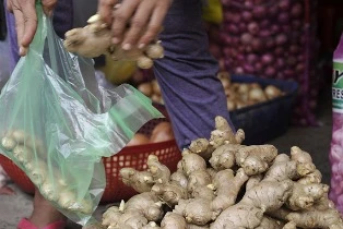Gừng Trung Quốc “ngập” chợ Việt Nam ảnh 1