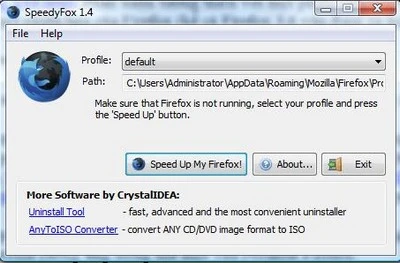 SpeedyFox - Tăng tốc toàn diện Firefox ảnh 2