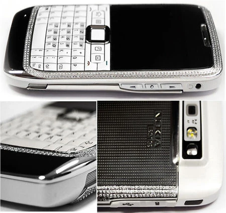 Nokia E71 nạm kim cương giá 9.500 USD ảnh 1