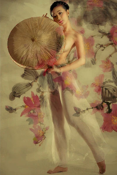 Ca sĩ, diễn viên Lê Kiều Như. Trang điểm: Thế Vinh. (Ảnh: Coban)