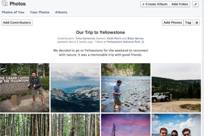 Hướng dẫn "dùng chung album ảnh" trên Facebook ảnh 1