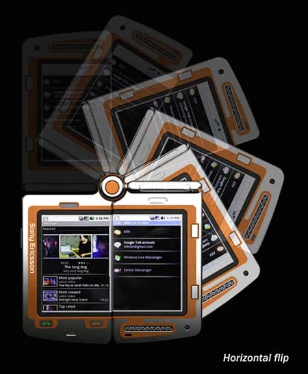Ý tưởng di động Sony Ericsson xoay đa hướng ảnh 3 Ý tưởng di động Sony Ericsson xoay đa hướng ảnh 3