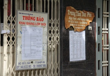 Xuất hiện nhiều trung tâm luyện thi giả tại Hà Nội ảnh 1