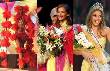 Đường đến vinh quang của Hoa hậu Hoàn vũ 2008 Dayana Mendoza (Venezuela): 1. Tốp 10 trang phục truyền thống đẹp nhất. 2. Đoạt giải Duyên dáng áo dài 3. Hạnh phúc với vương miện Hoa hậu Hoàn vũ 2008. Đường đến vinh quang của Hoa hậu Hoàn vũ 2008 Dayana Mendoza (Venezuela): 1. Tốp 10 trang phục truyền thống đẹp nhất. 2. Đoạt giải Duyên dáng áo dài 3. Hạnh phúc với vương miện Hoa hậu Hoàn vũ 2008.