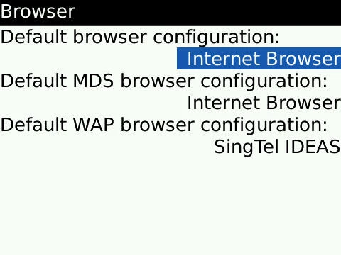 Lướt web nhận mail bằng BlackBery ảnh 1