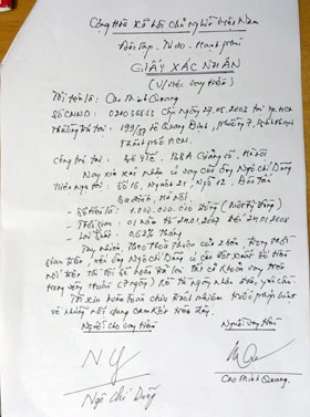 Thứ trưởng Bộ Y tế Cao Minh Quang: “Tôi vay 2 tỉ đồng, trả đầy đủ cả lãi” ảnh 2