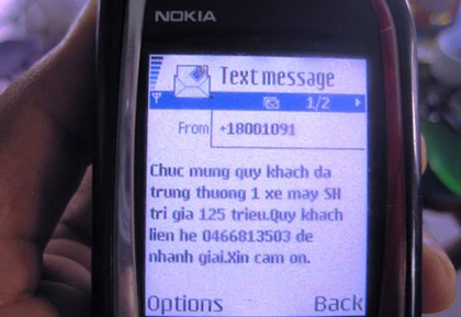 Tin nhắn "ma" giả mạo tổng đài VinaPhone ảnh 1