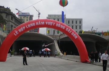 Chùm ảnh hợp long hầm Thủ Thiêm qua sông Sài Gòn ảnh 9 Chùm ảnh hợp long hầm Thủ Thiêm qua sông Sài Gòn ảnh 9