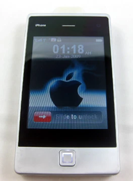 Điện thoại hai SIM nhái iPhone. (Nguồn: DHgate.com)
