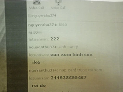 “Chat sex” lừa hàng trăm triệu đồng ảnh 1