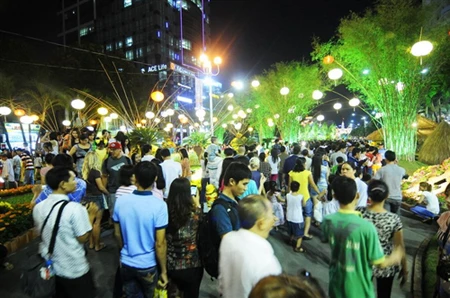 Khai mạc Đường hoa Nguyễn Huệ Tết Quý Tỵ 2013 ảnh 6